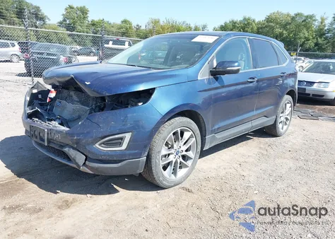 2017 Ford Edge Titanium из США, поврежденный, VIN 2FMPK4K80HBB74112